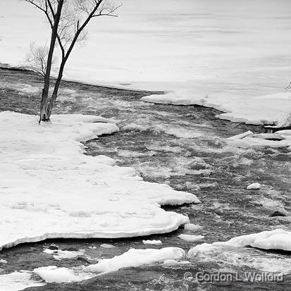 Mostly Frozen Mississippi_12764-5.jpg - Canadian Mississippi River photographed at Almonte, Ontario, Canada.